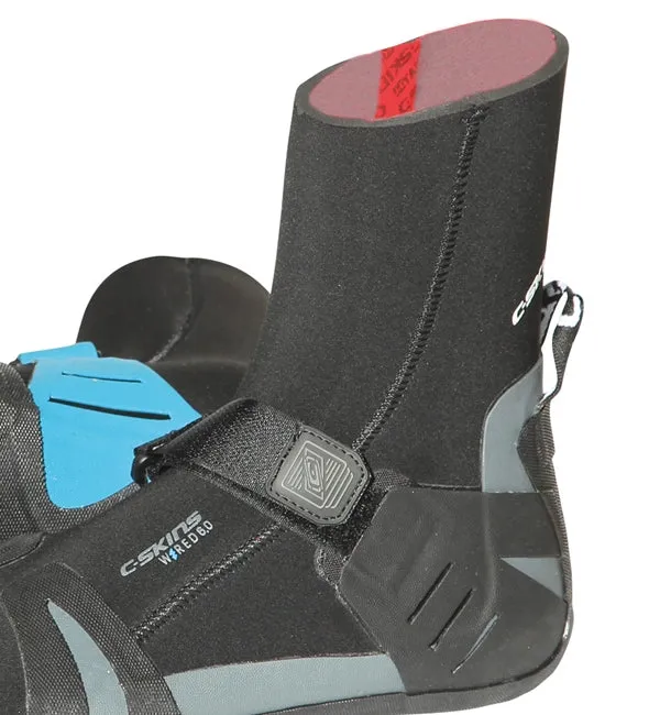 C Skins Wired 6mm Split Toe Wetsuit Boots - Black Blue