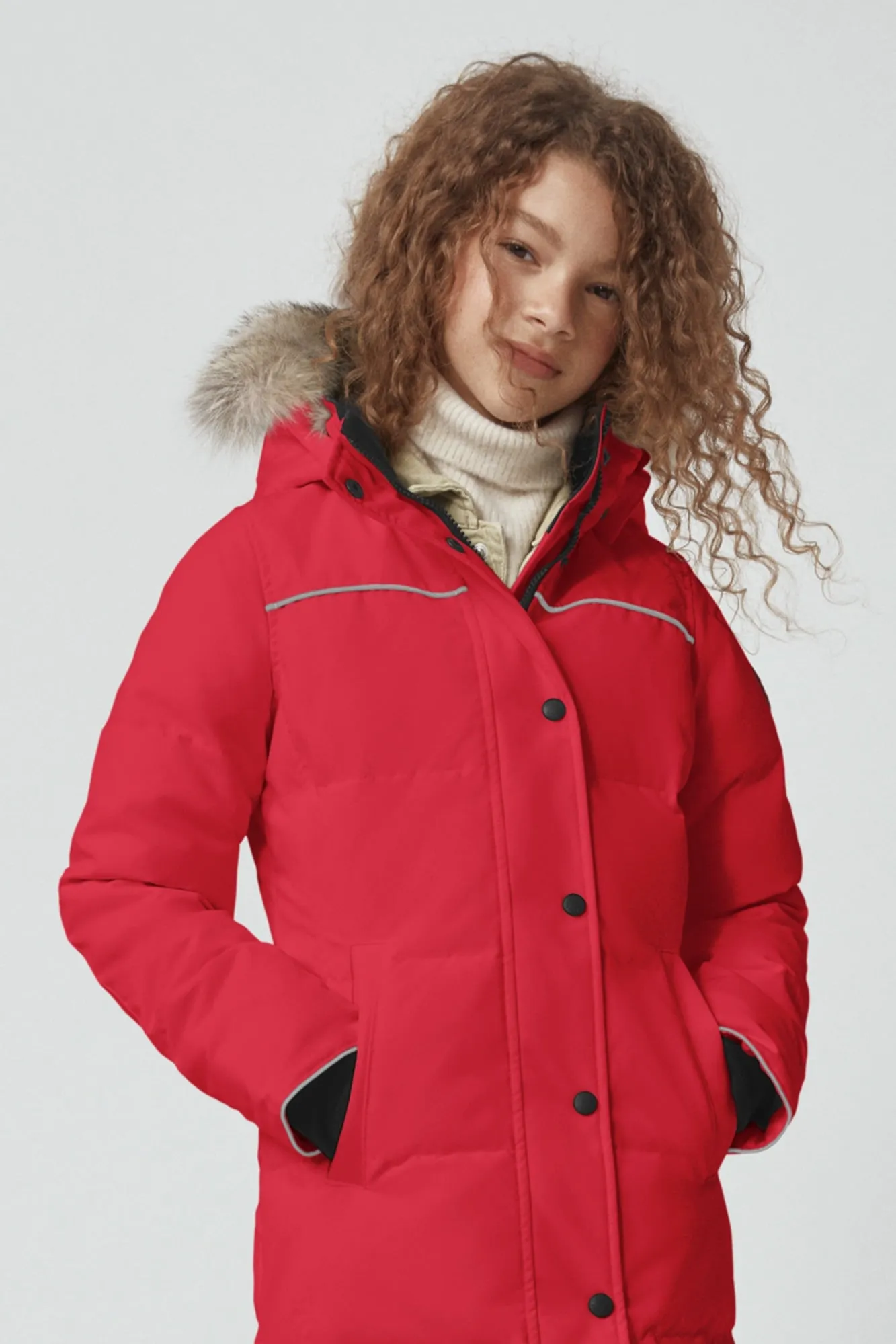 Canada Goose Youth Juniper Parka - Red