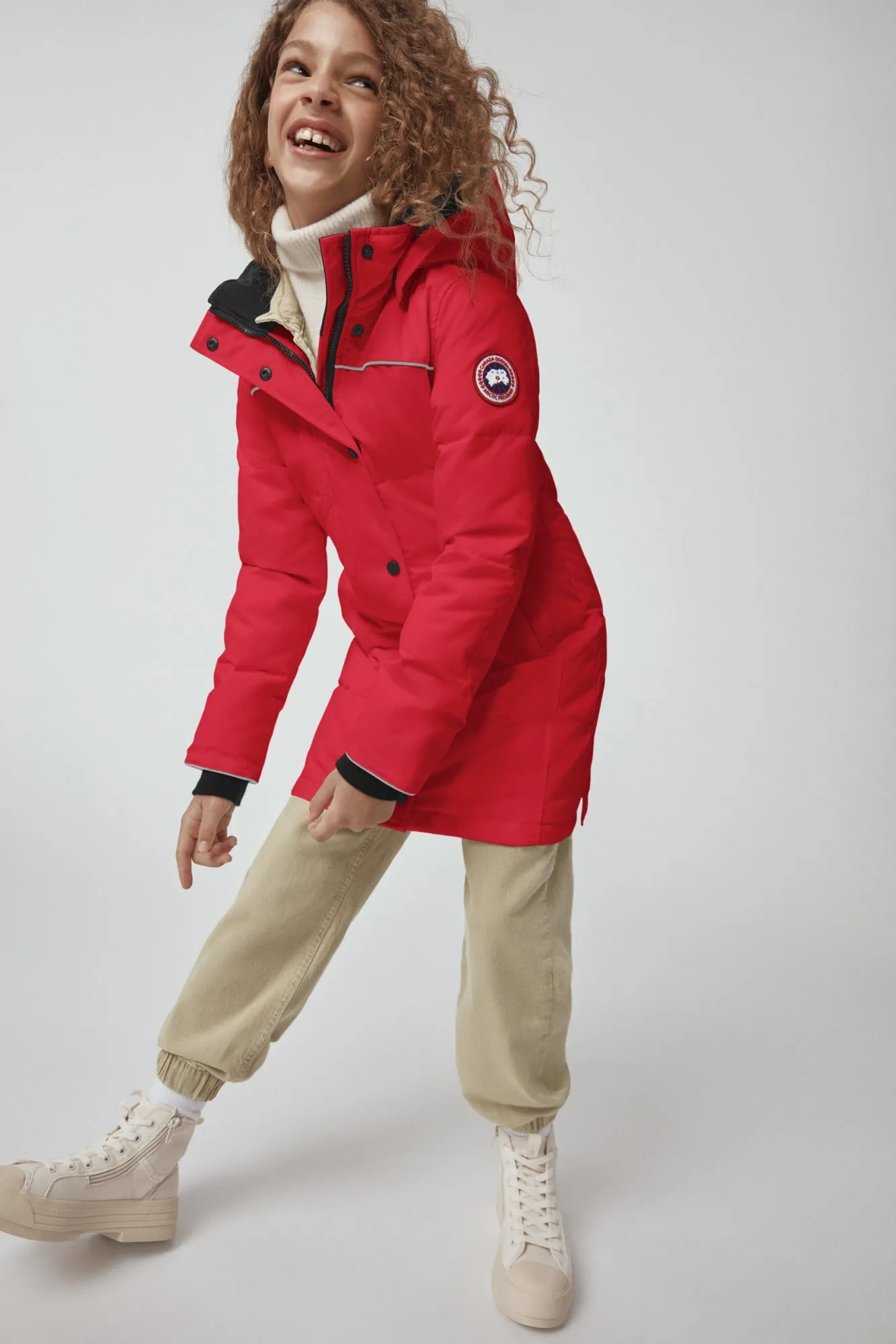 Canada Goose Youth Juniper Parka - Red