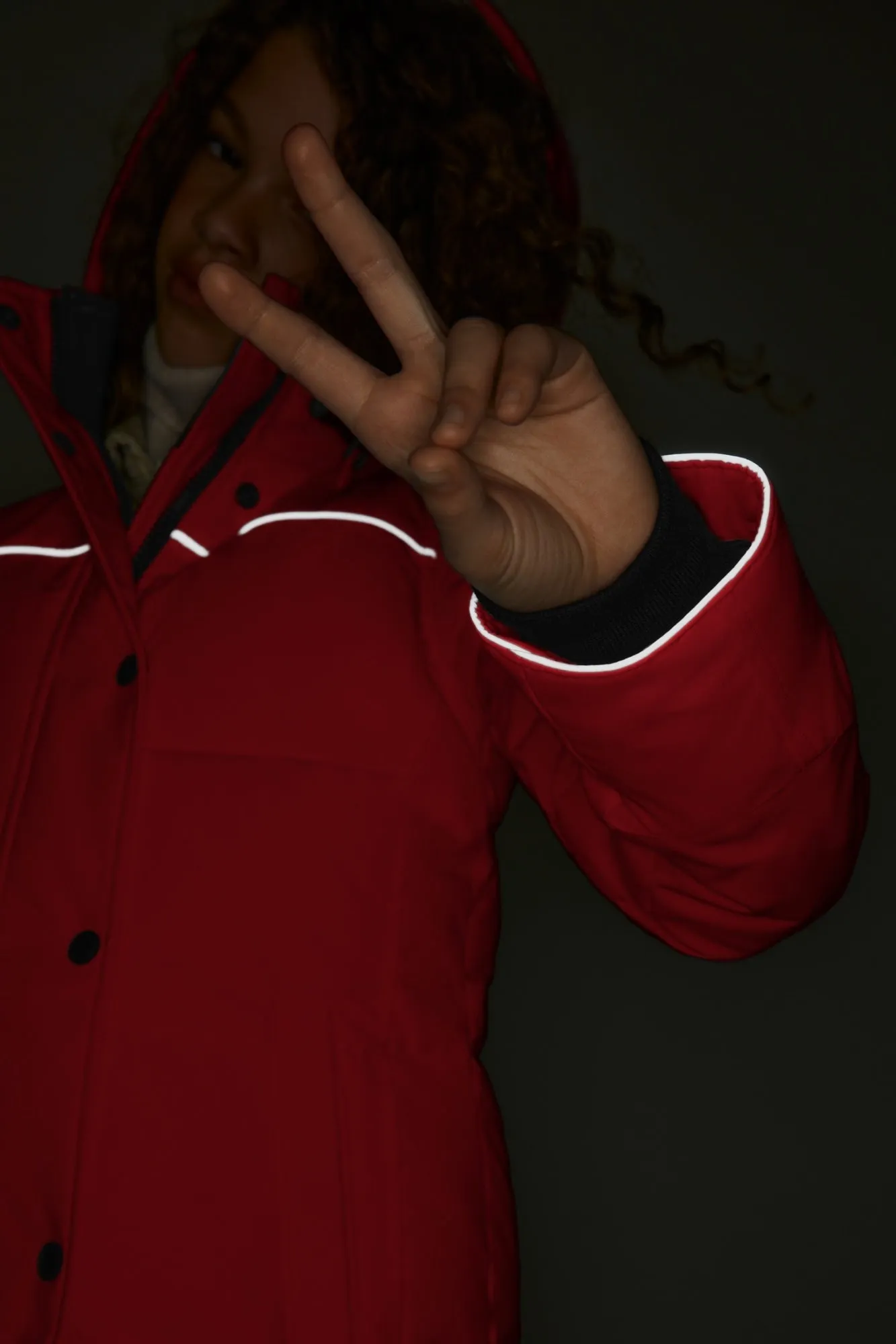 Canada Goose Youth Juniper Parka - Red