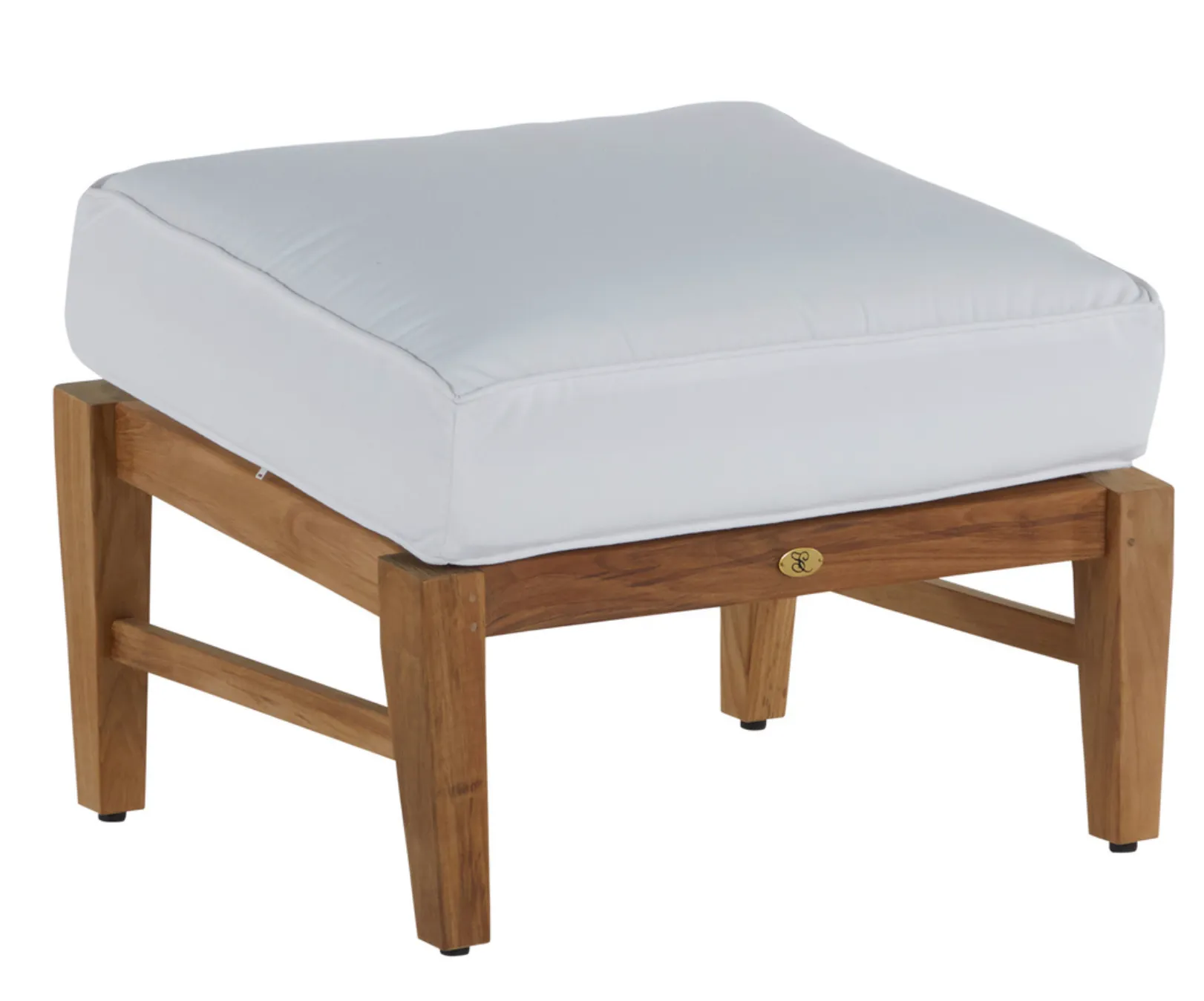 Cape Cod Ottoman - Oyster Teak