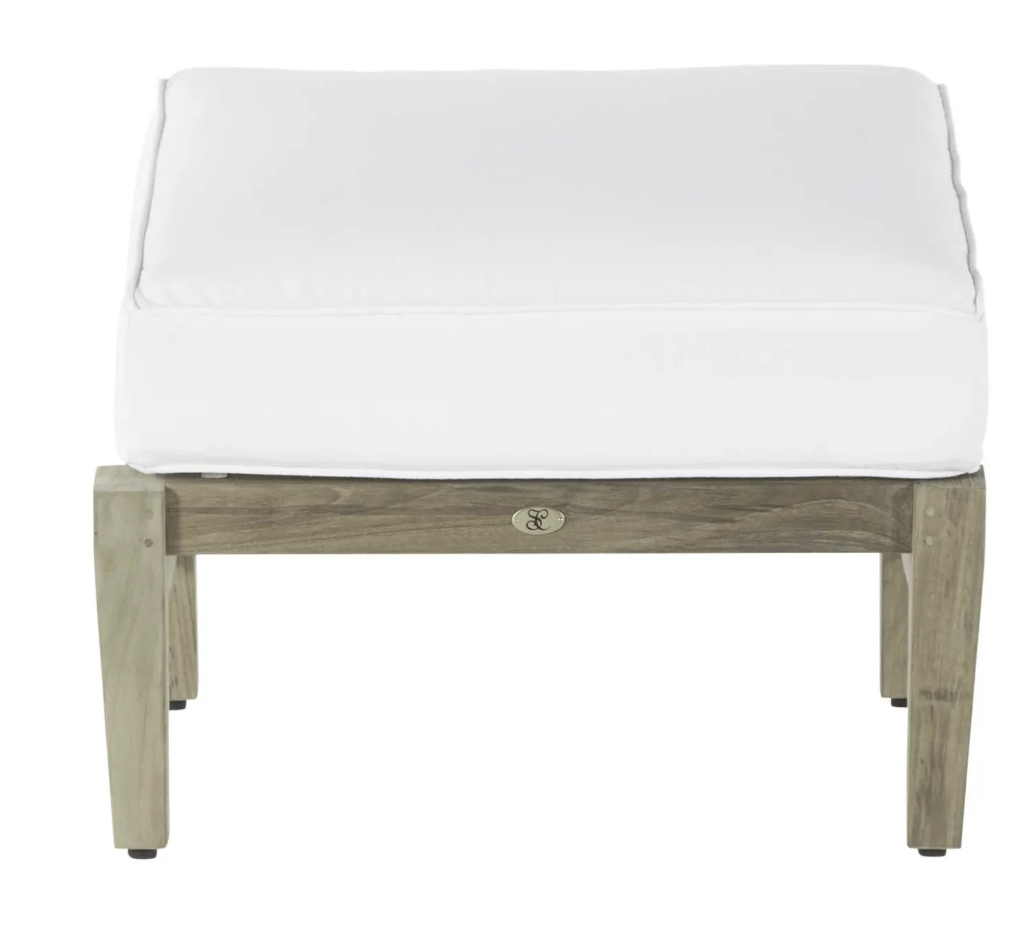 Cape Cod Ottoman - Oyster Teak