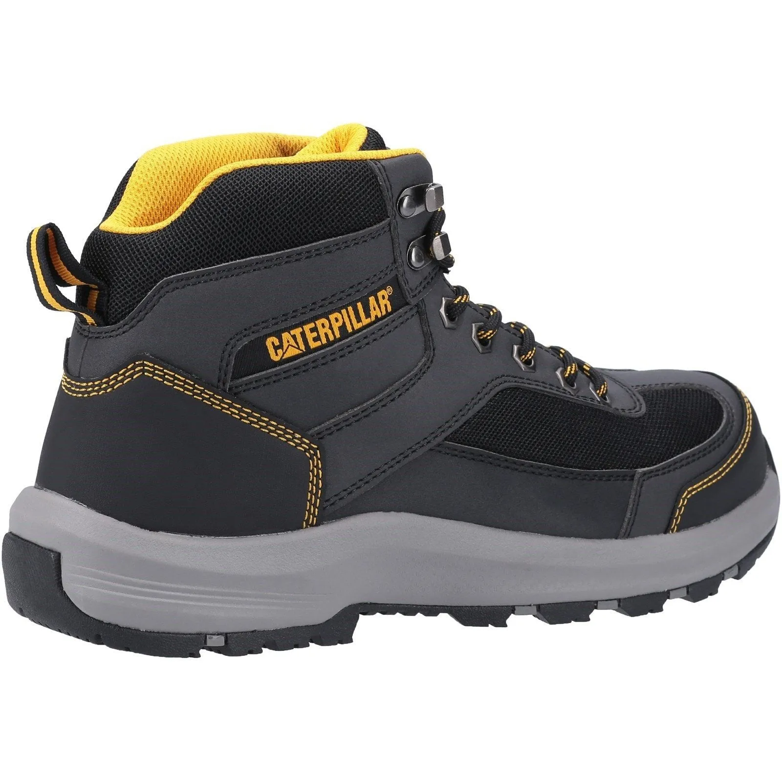 Caterpillar NEW Elmore S1P Wide-Fitting Safety Hiker | Steel Toe Cap - Dark Grey