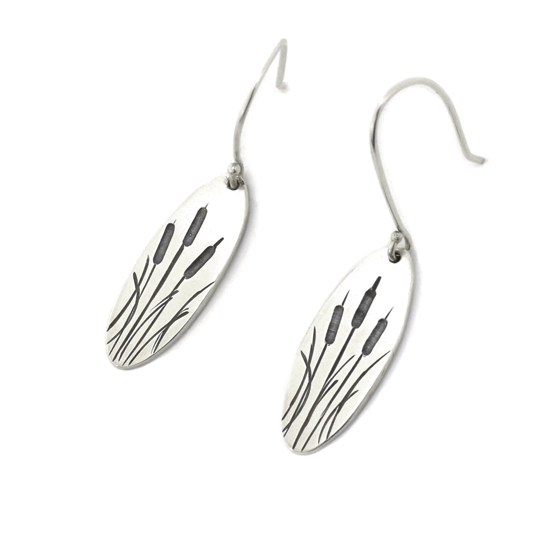 Cattail Earrings