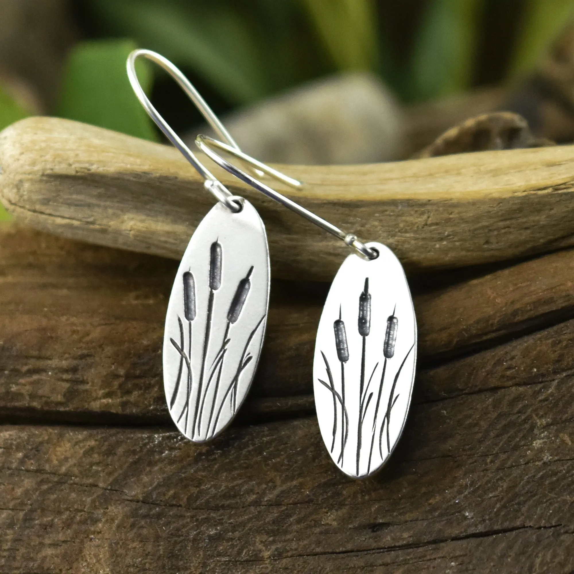 Cattail Earrings
