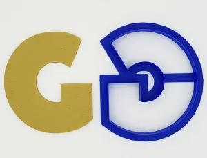 Chunky Alphabet Letter G 9.5cm Cookie Cutter