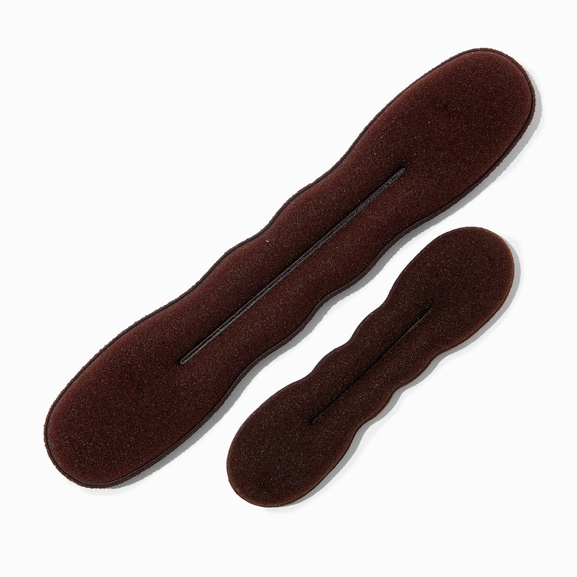Claire's Bun Hair Rollers - 2 Pack | Brown