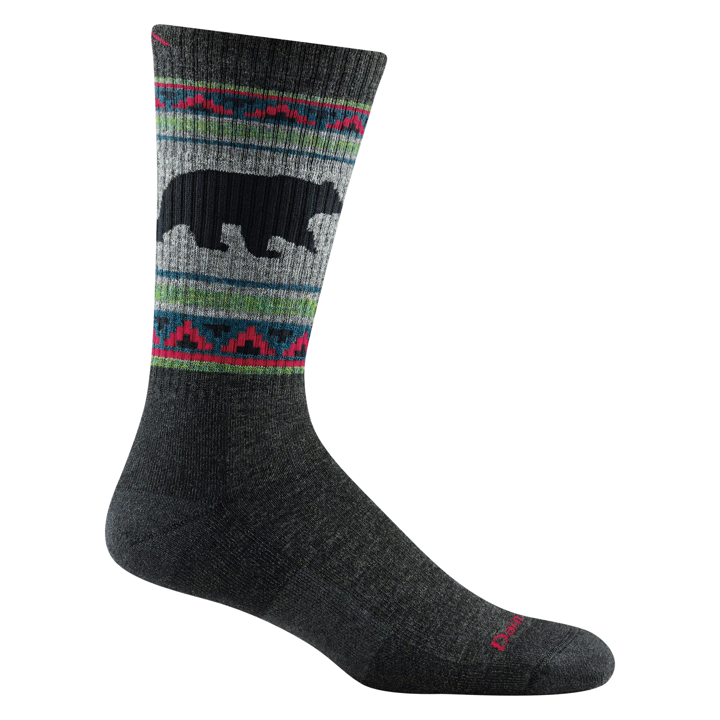 Darn Tough Mens VanGrizzle Boot Midweight Hiking Socks