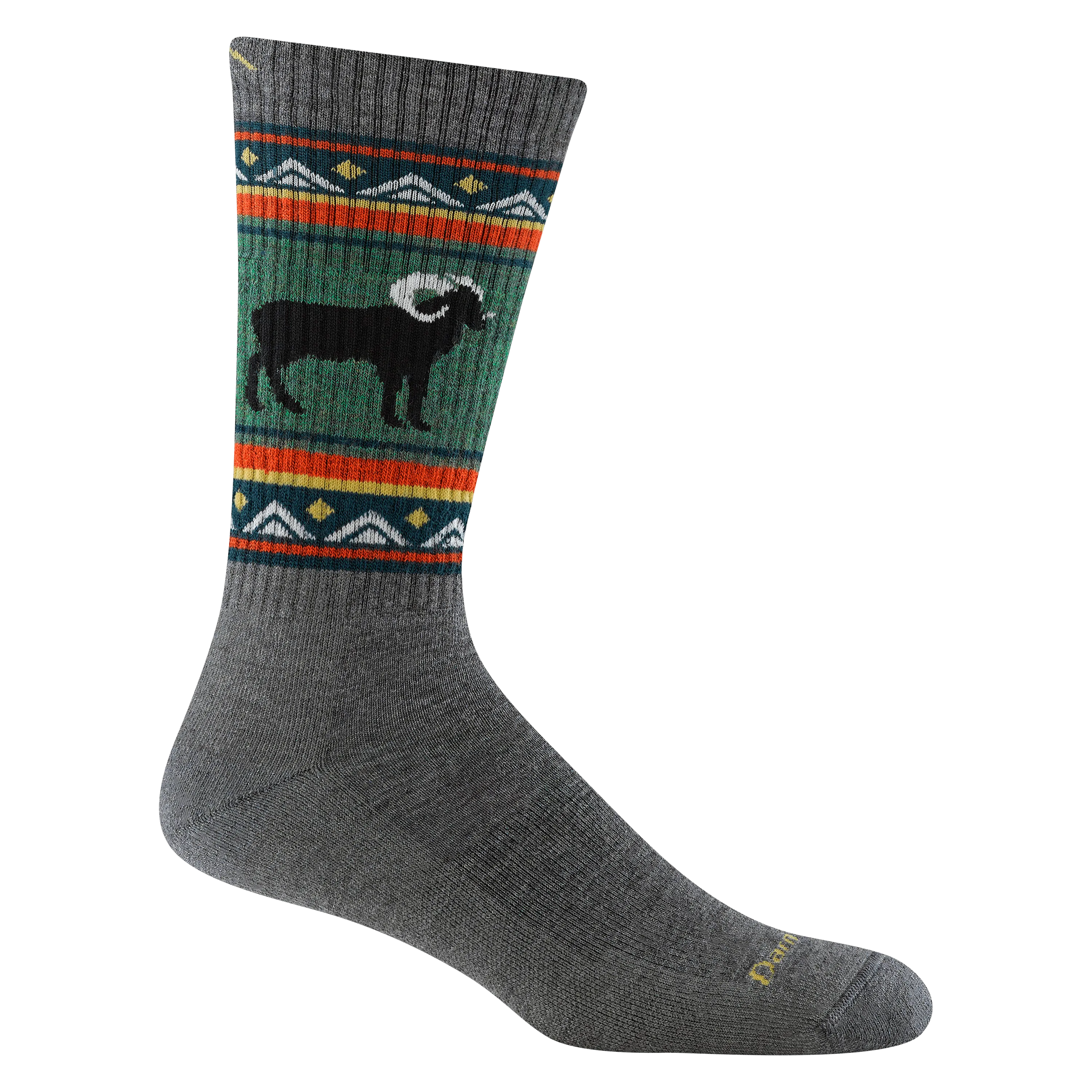 Darn Tough Mens VanGrizzle Boot Midweight Hiking Socks