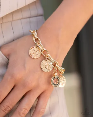 Delightful Declaration - Gold Bracelet - Paparazzi Accessories - September 2024 Fashion Fix
