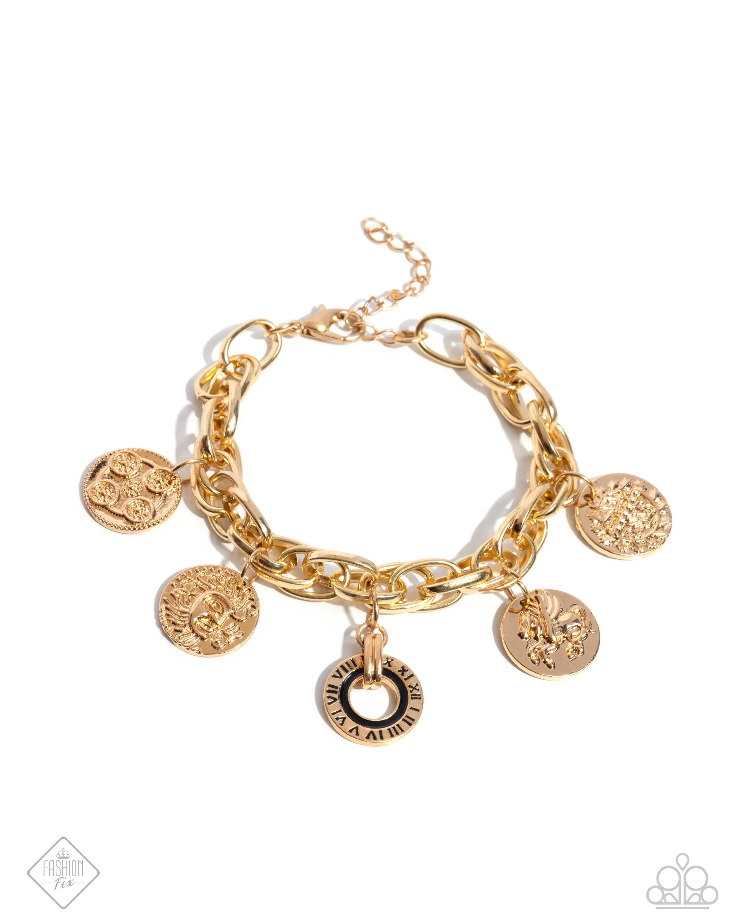Delightful Declaration - Gold Bracelet - Paparazzi Accessories - September 2024 Fashion Fix