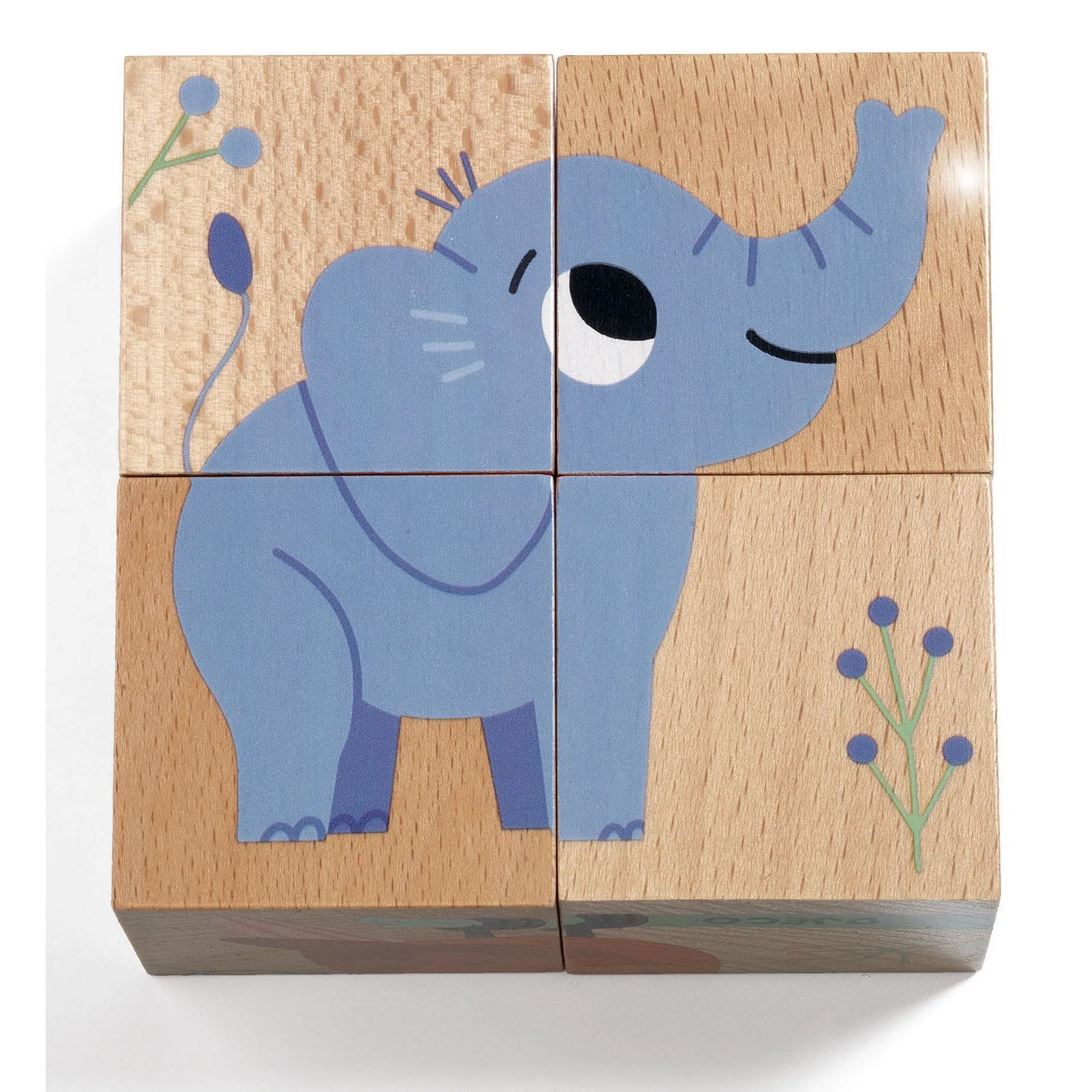 Djeco Wooden Cubes - Wild & Co