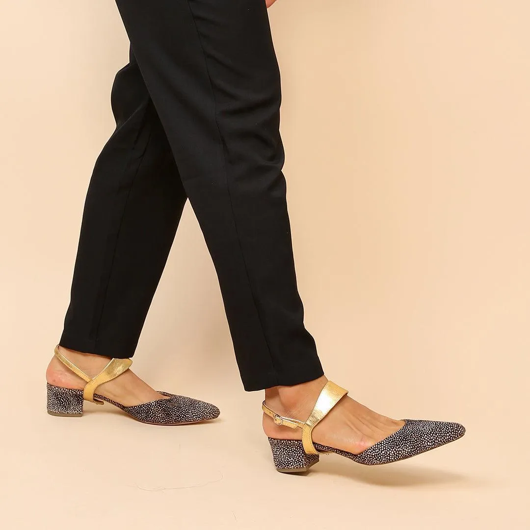 Doe Slide   Gold Elsie Strap