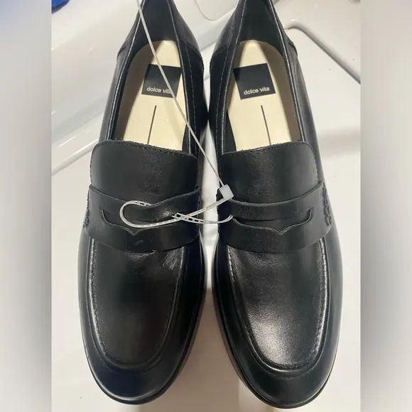Dolce Vita Women's Leather Yanni Platform Loafers NWT sizes 8,9.5