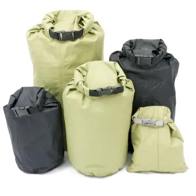 Dry Kit: Dry Bag. Fold. Medium / 8lt. Ex-Ped. New. Light Olive.