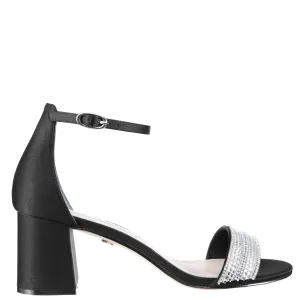 ELENORA-BLACK SATIN