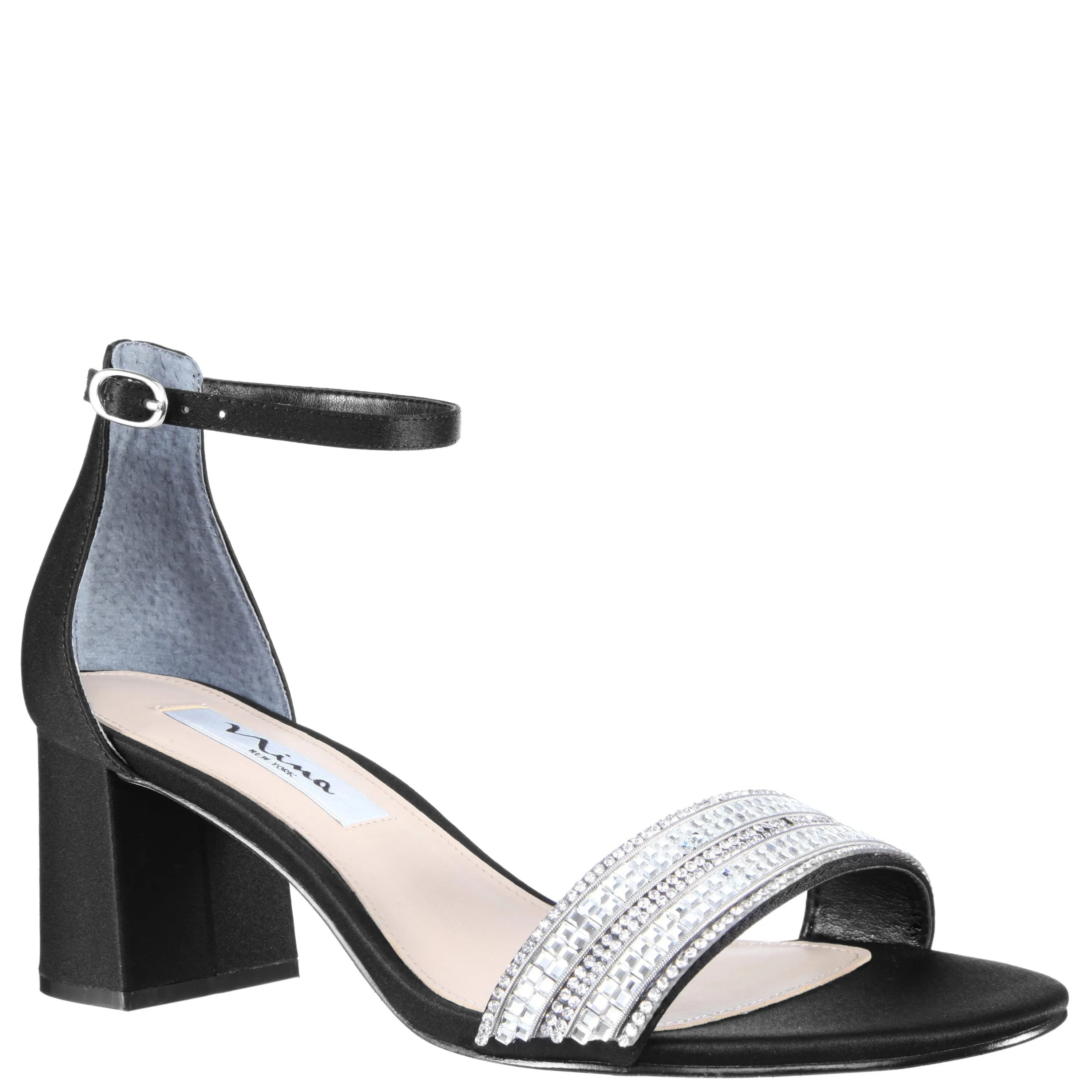 ELENORA-BLACK SATIN