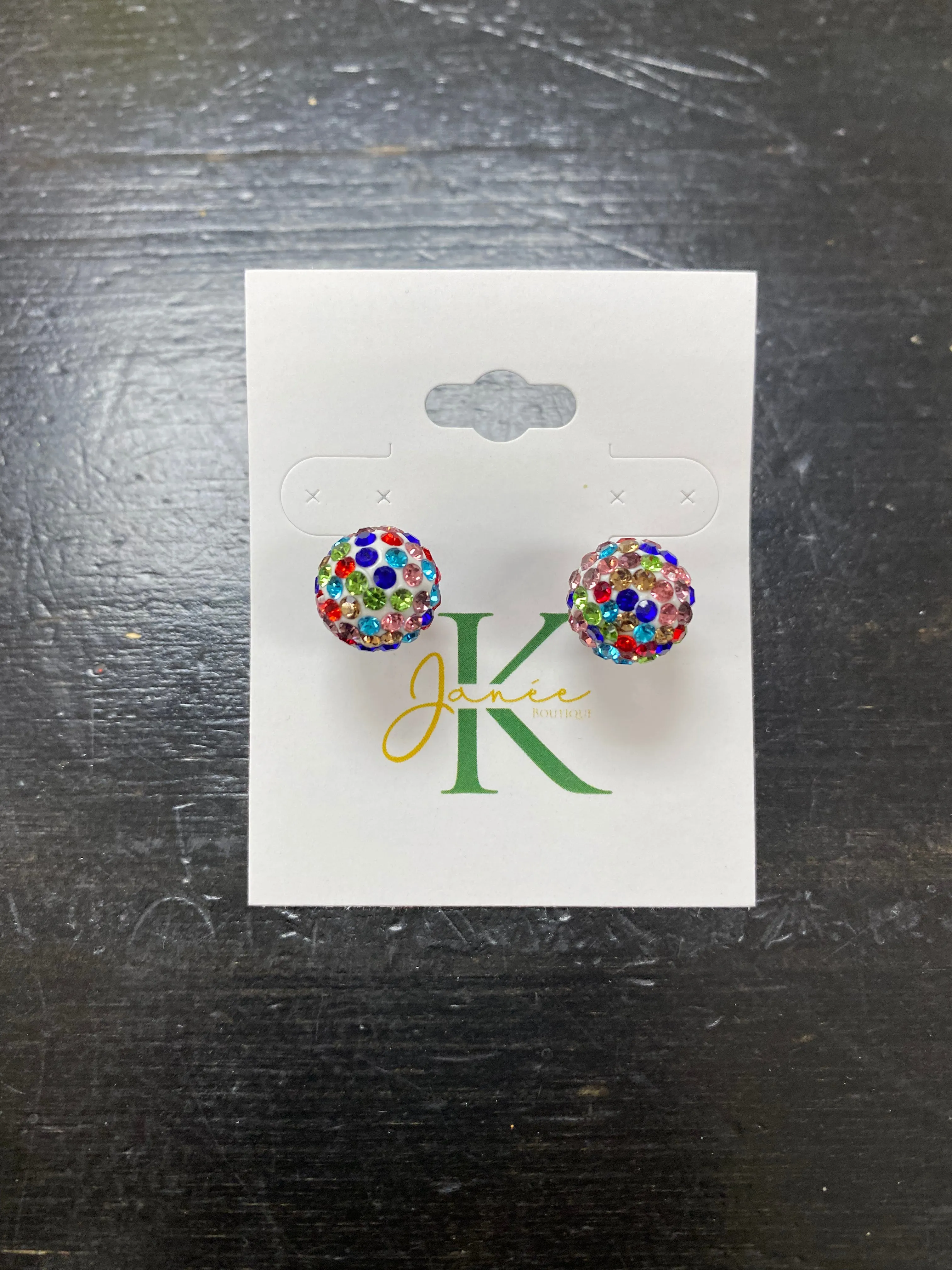 Embellished Ball Studs