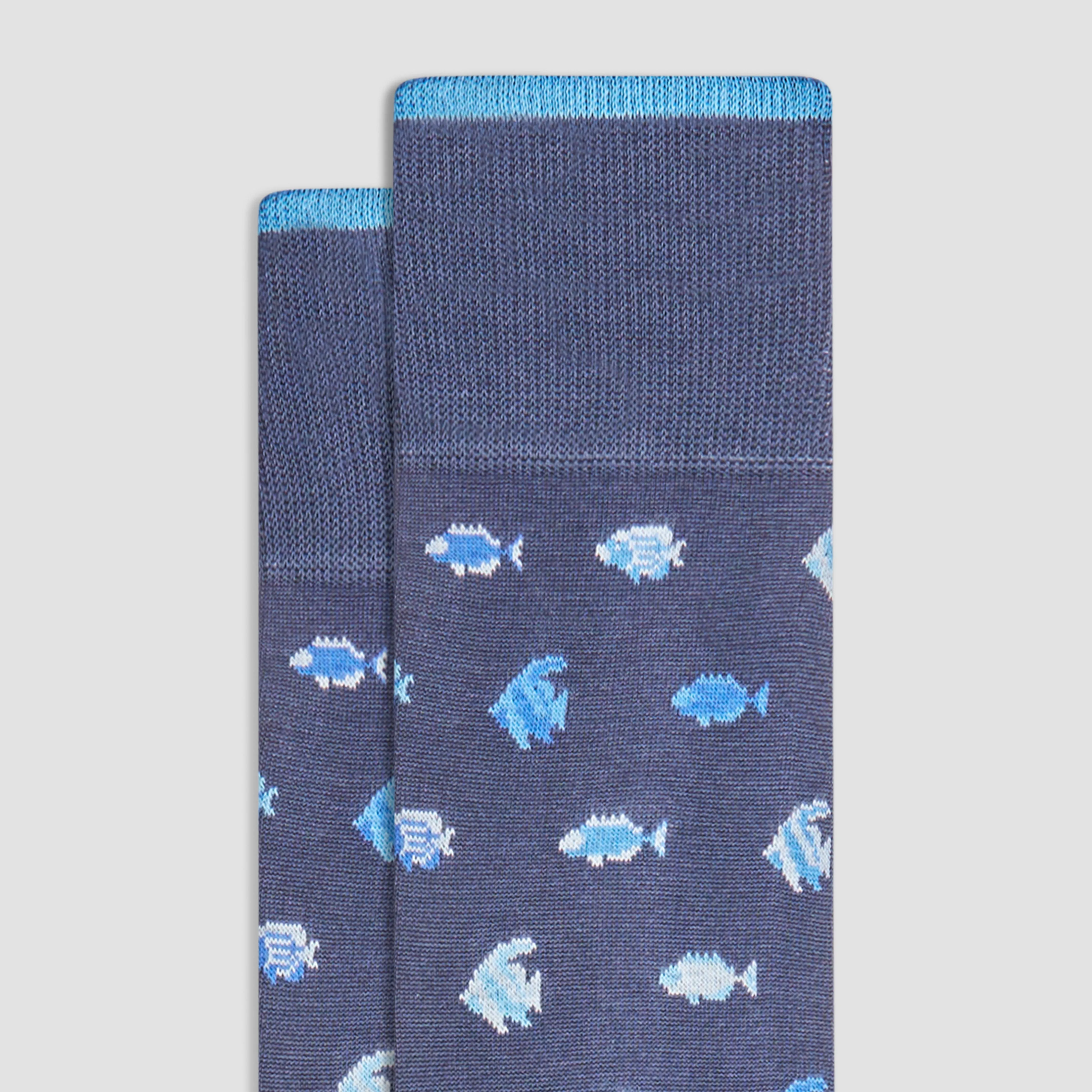 Fish Mid-Calf Socks
