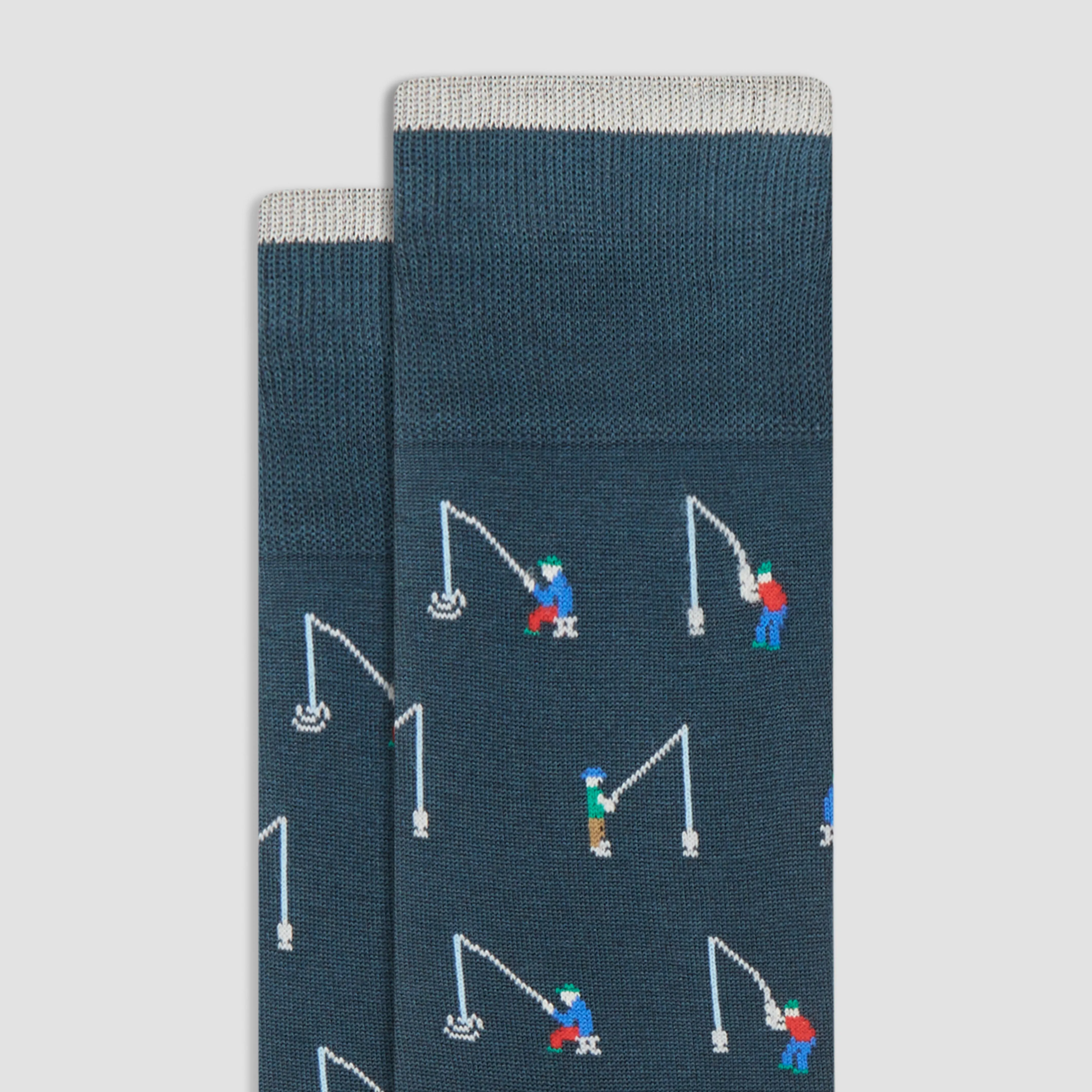 Fisherman Mid-Calf Socks