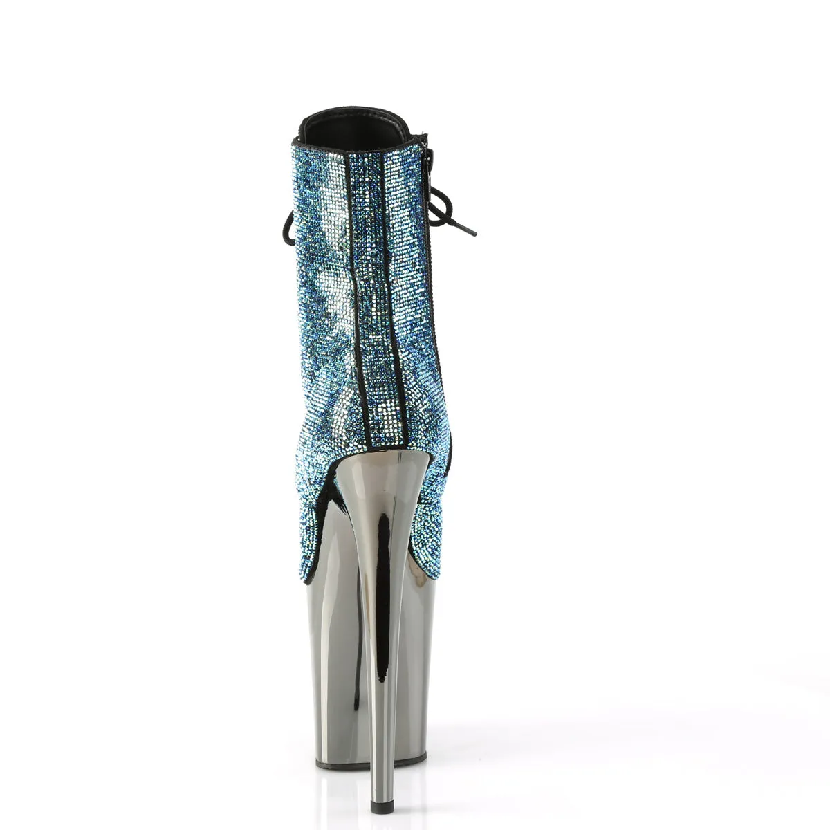 FLAMINGO-1020CHRS  Turquoise Multi RS/Pewter Chrome