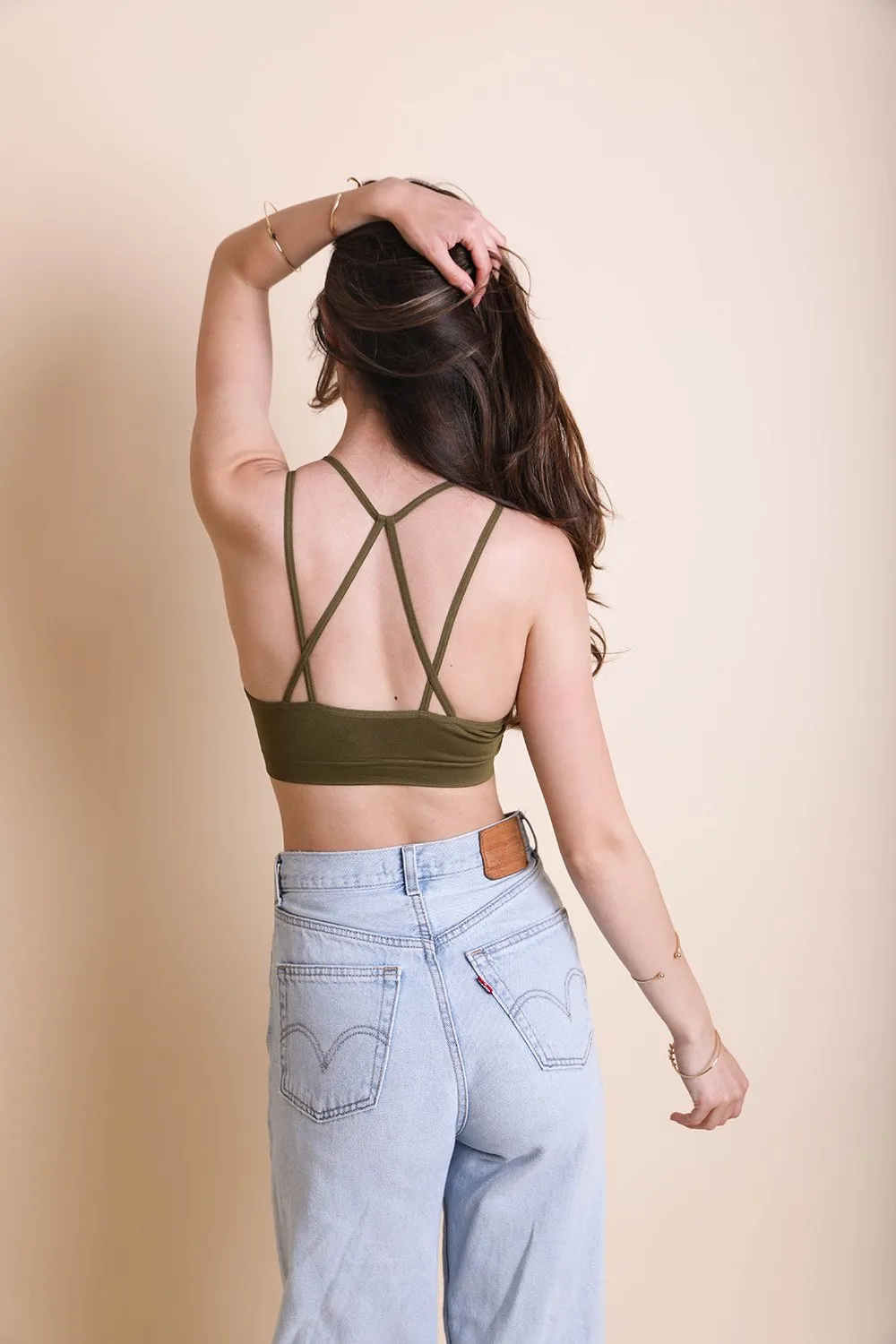 Floral Cutout Seamless High Neck - 7 colors