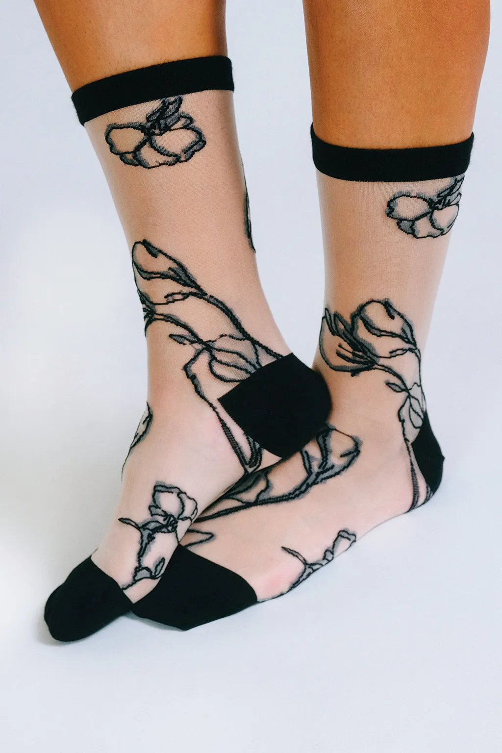 Flower Ankle Sock
