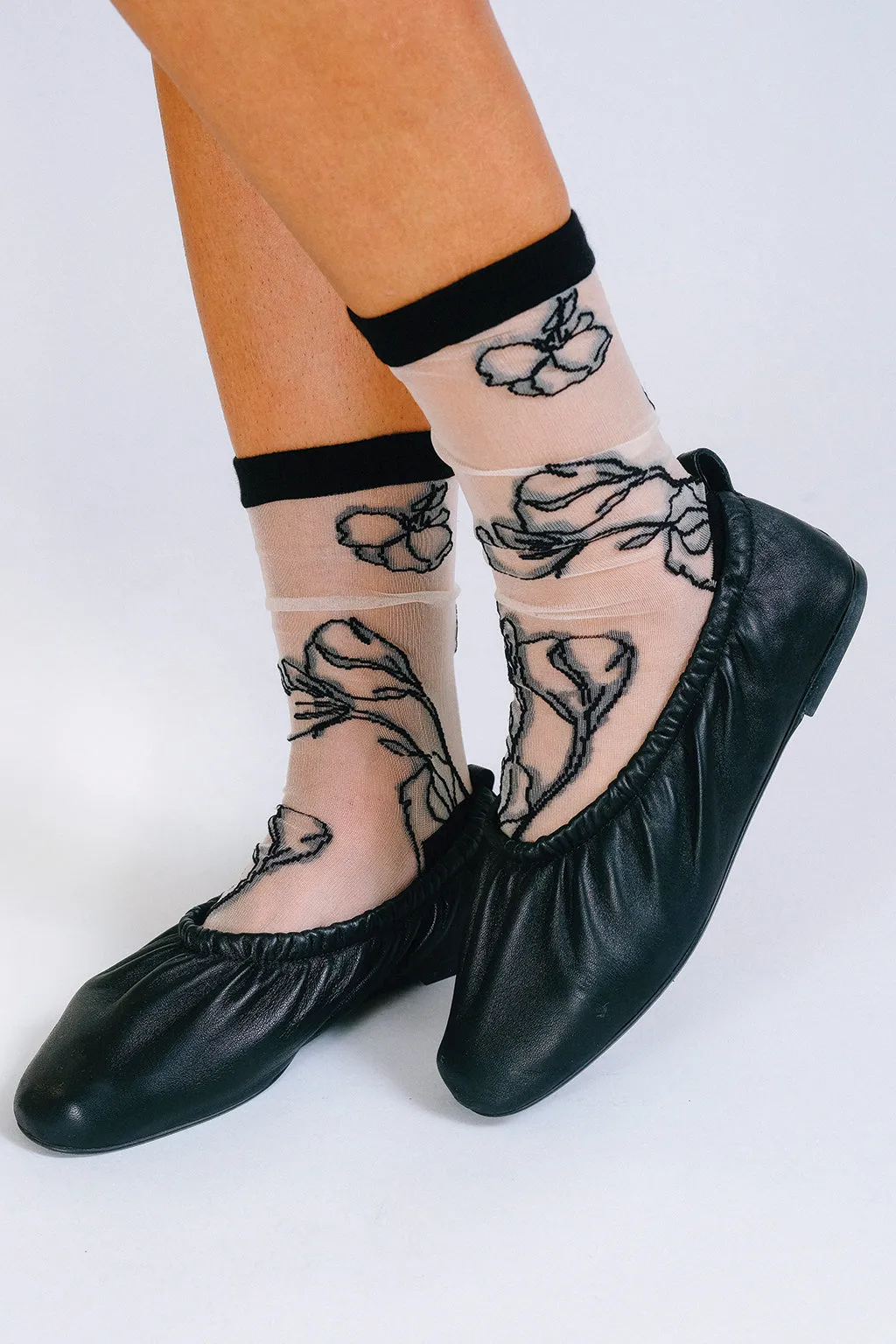 Flower Ankle Sock