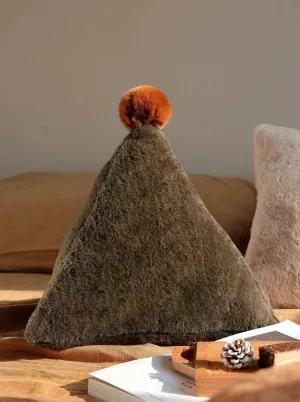 For the Love of Holiday Faux Fur Accent Pillow