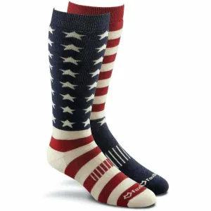 Fox River Old Glory Medium Weight Over-the-Calf Ski Socks