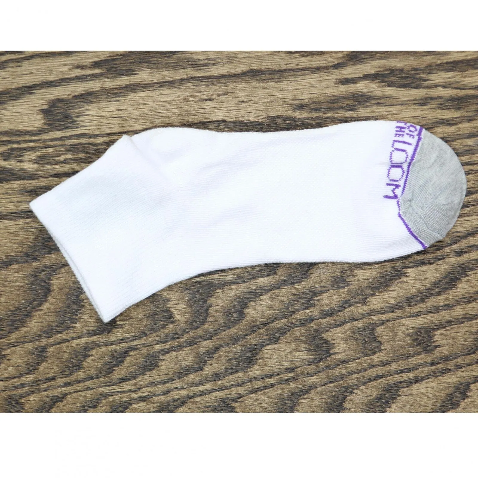 Fruit of the Loom Breathable Lightweight 4pk Ankle Athletic Socks White 4-10