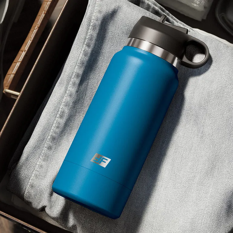 Fuck Flask Private Pleaser Pussy Stroker Disguised as a Water Bottle - Chocolate