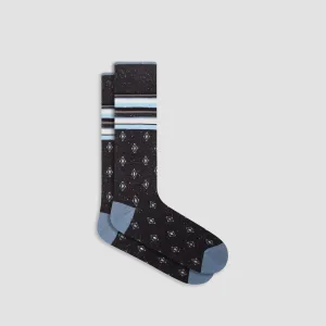 Geometric Mid-Calf Socks