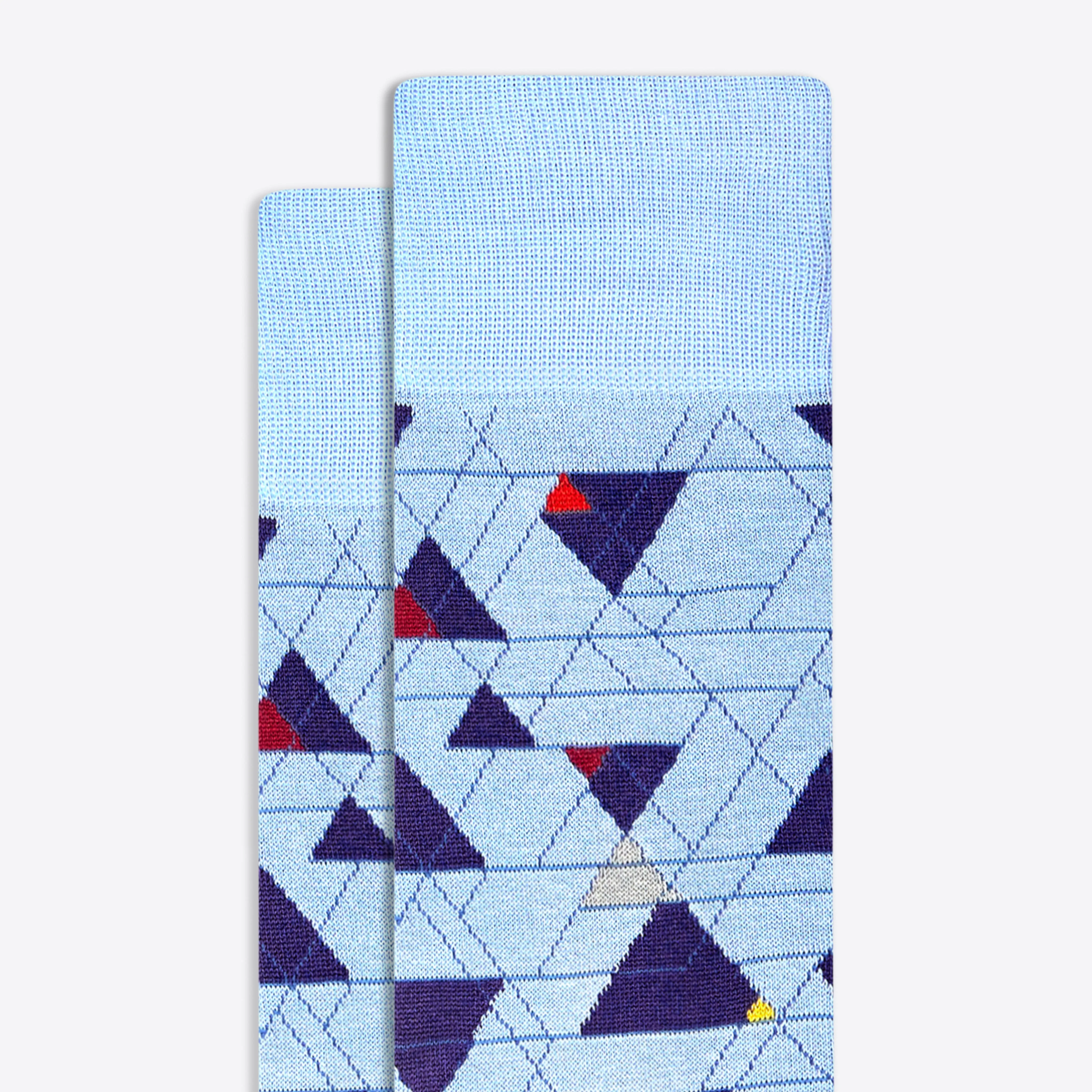 Geometric Mid-Calf Socks