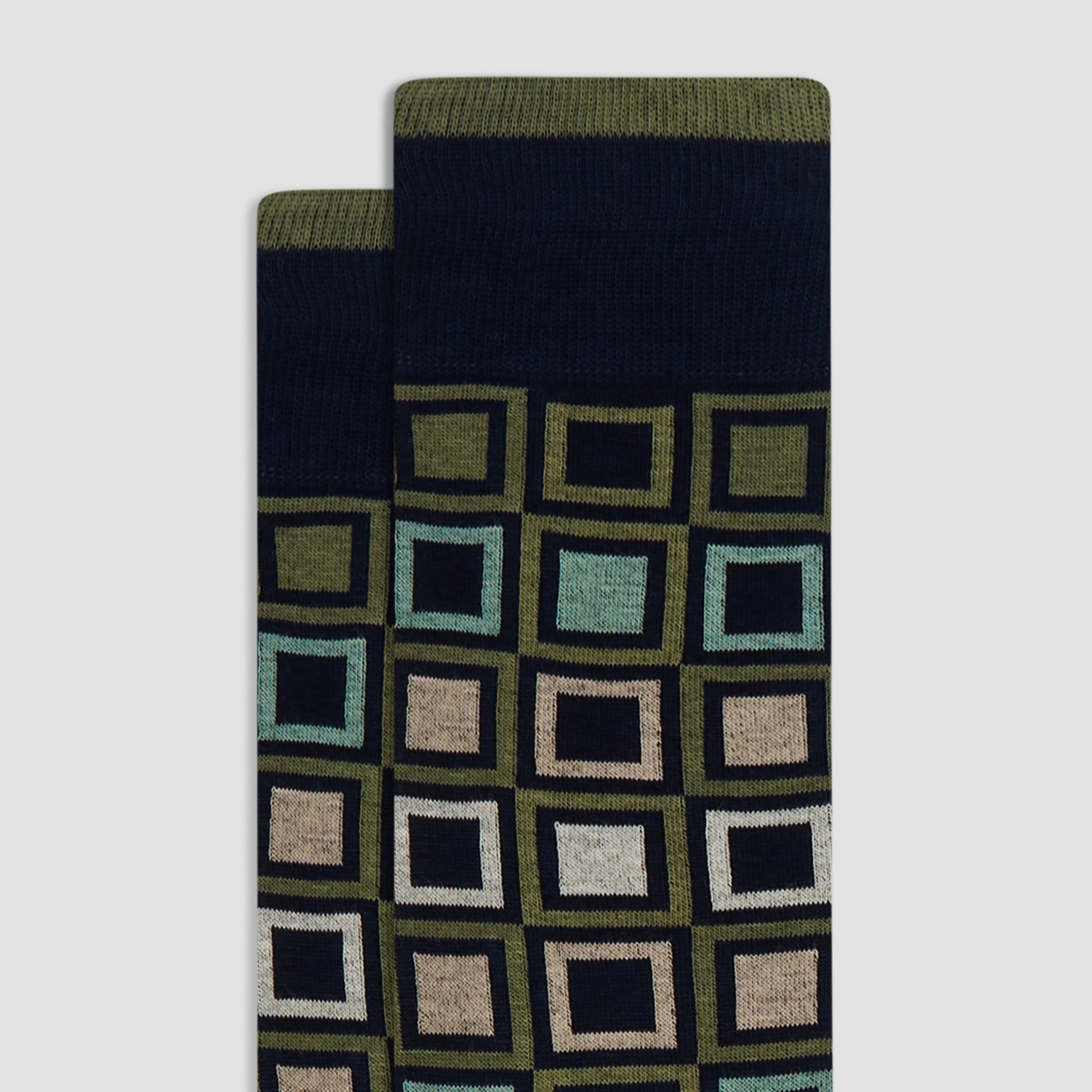 Geometric Mid-Calf Socks