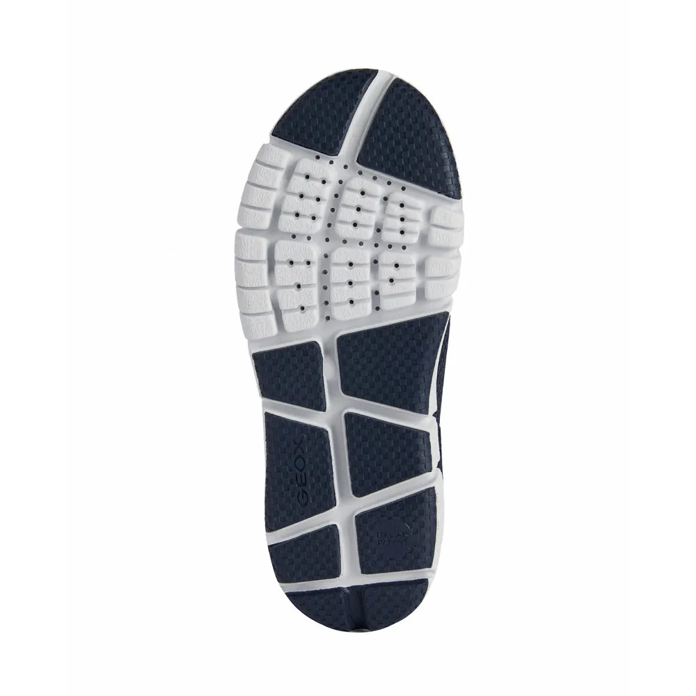 Geox J Flexyper Boy Navy/Dk Blue Trainers