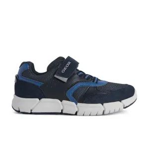 Geox J Flexyper Boy Navy/Dk Blue Trainers