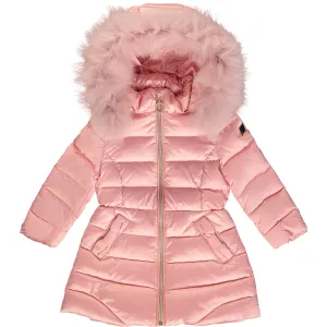 Girls Pink Puffer Jacket