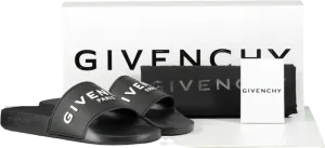 Givenchy Givenchy Black 3d Logo Sliders Sandals BNIB UK 3 EU 36 👠