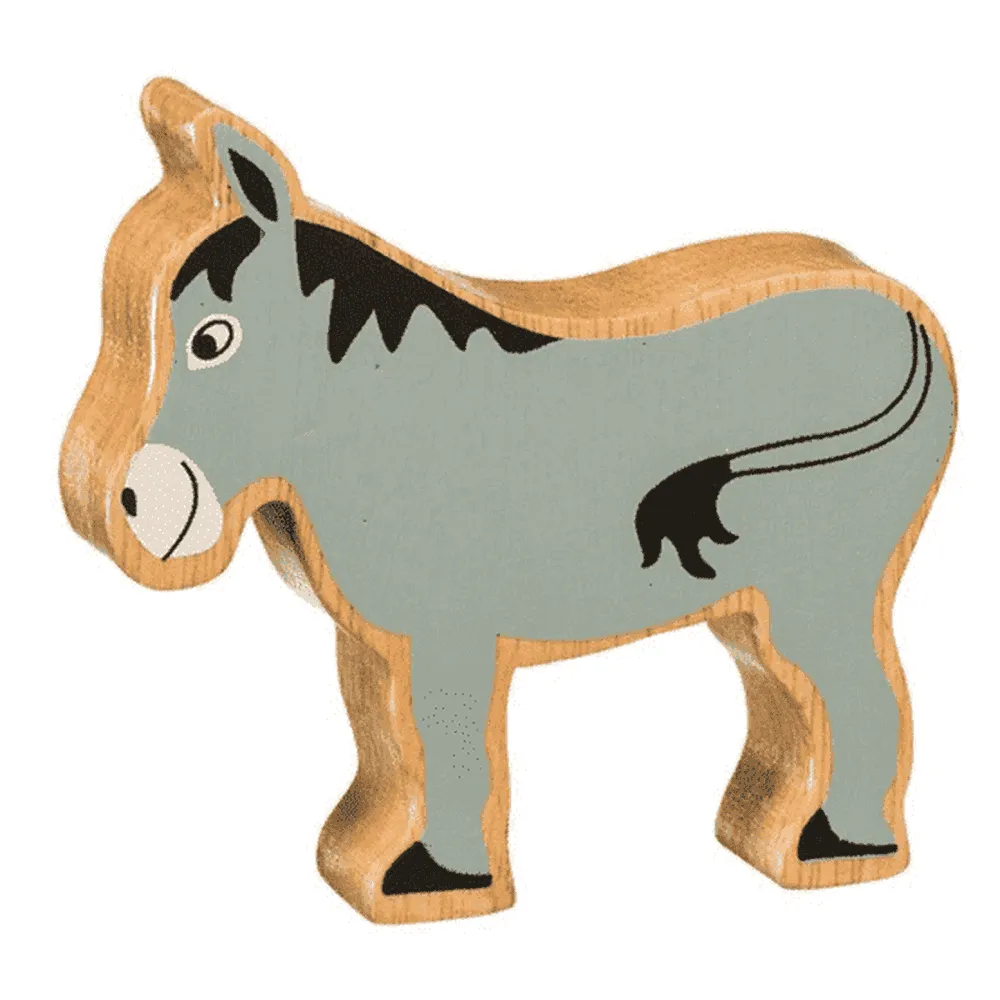 Grey Donkey Figure