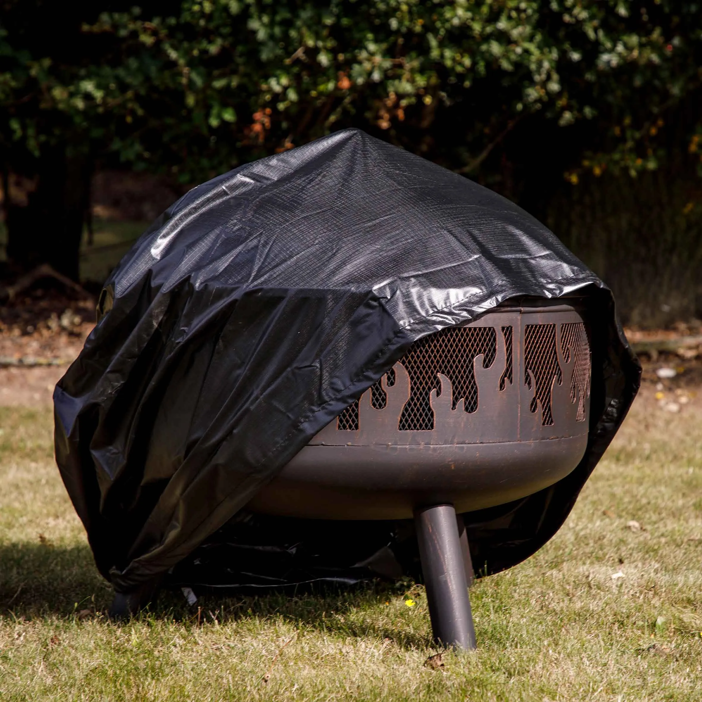 Heavy Duty, Water Resistant, PVC Fire Pit Cover with Drawstrings - DG123