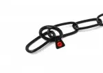 Herm Sprenger Black Stainless Steel Short Link Fur Saver 3 mm