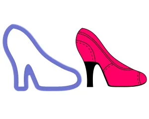 High Heel Shoe Cookie Cutter