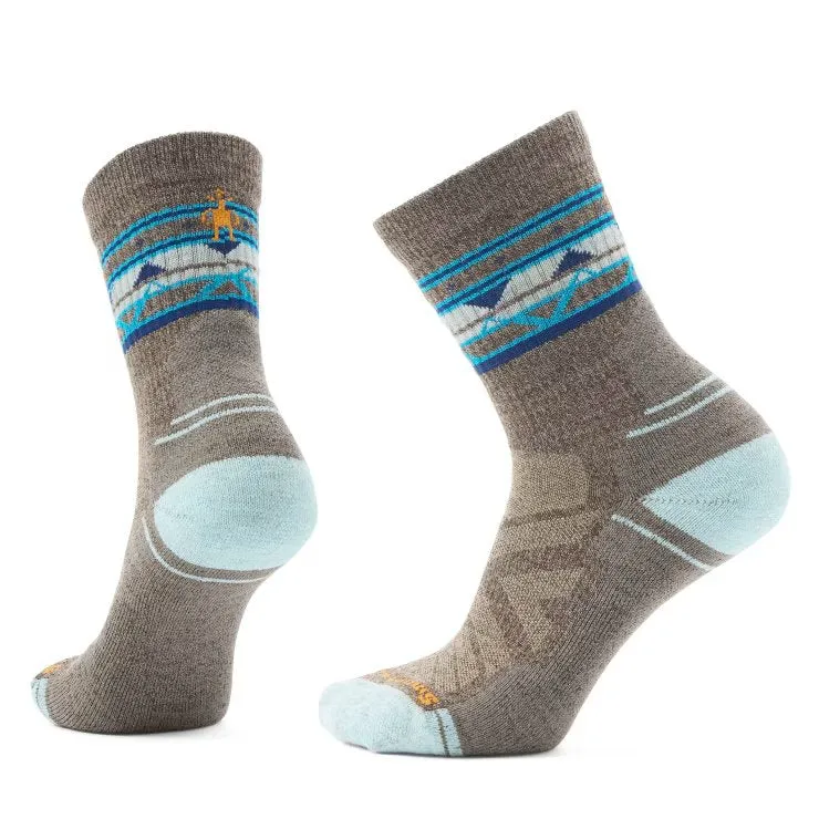 Hike Light Cushion Zig Zag Valley Mid Crew Socks (Women's) SW001580