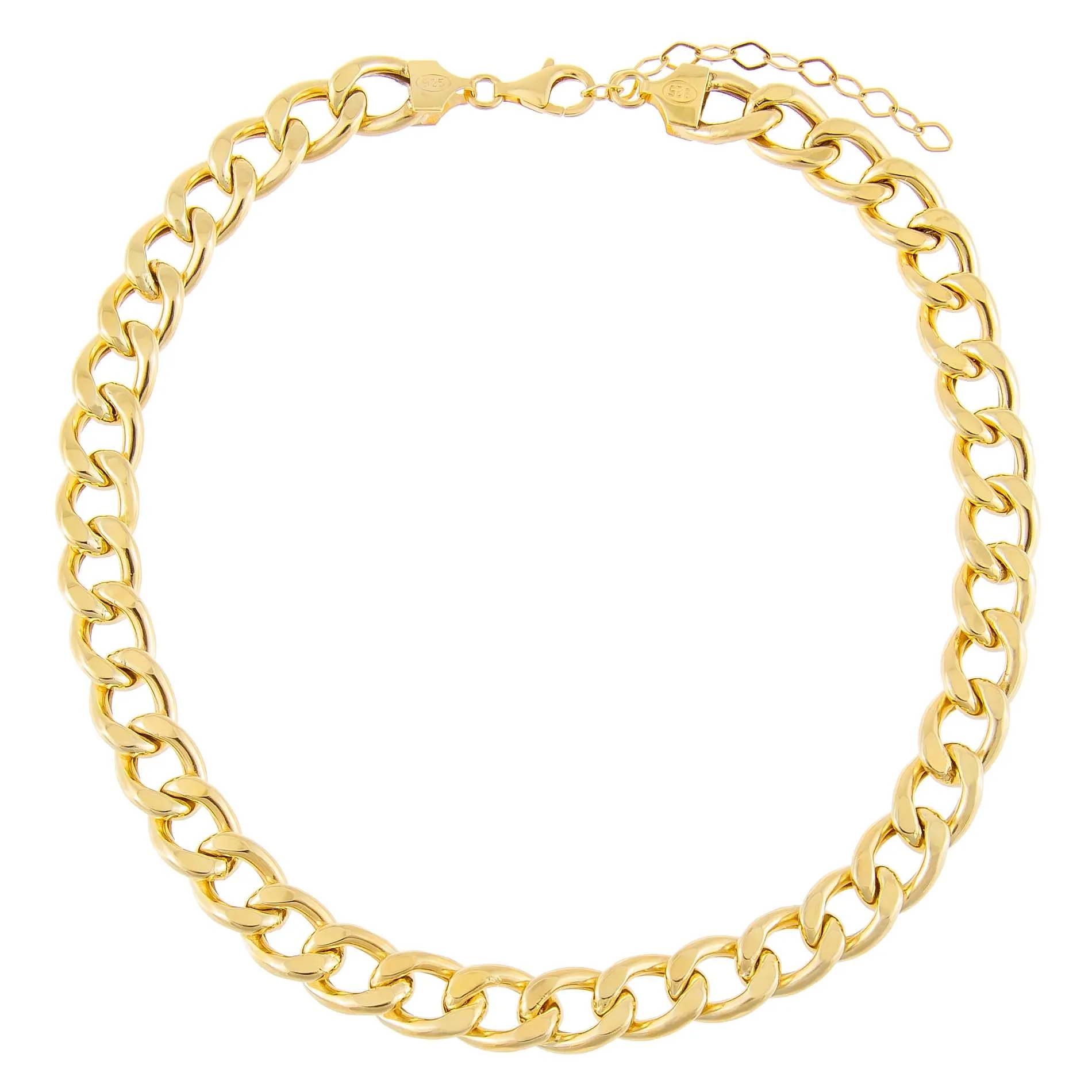Hollow Chunky Curb Chain Choker