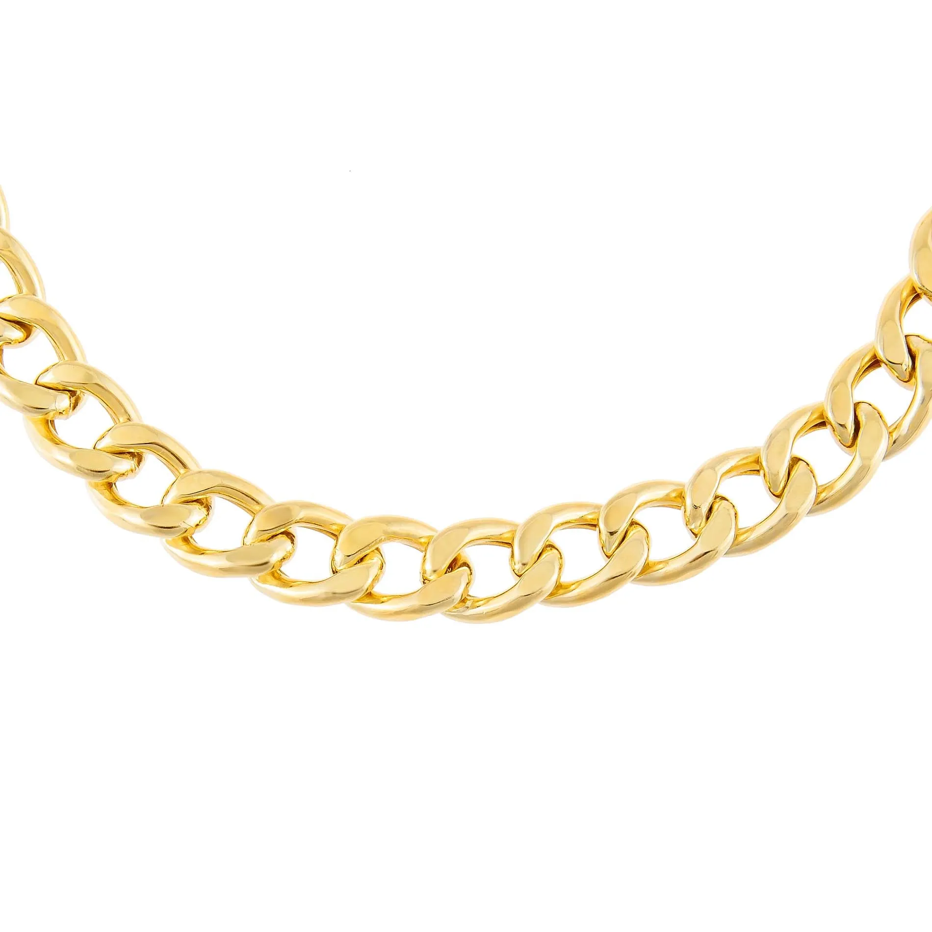 Hollow Chunky Curb Chain Choker