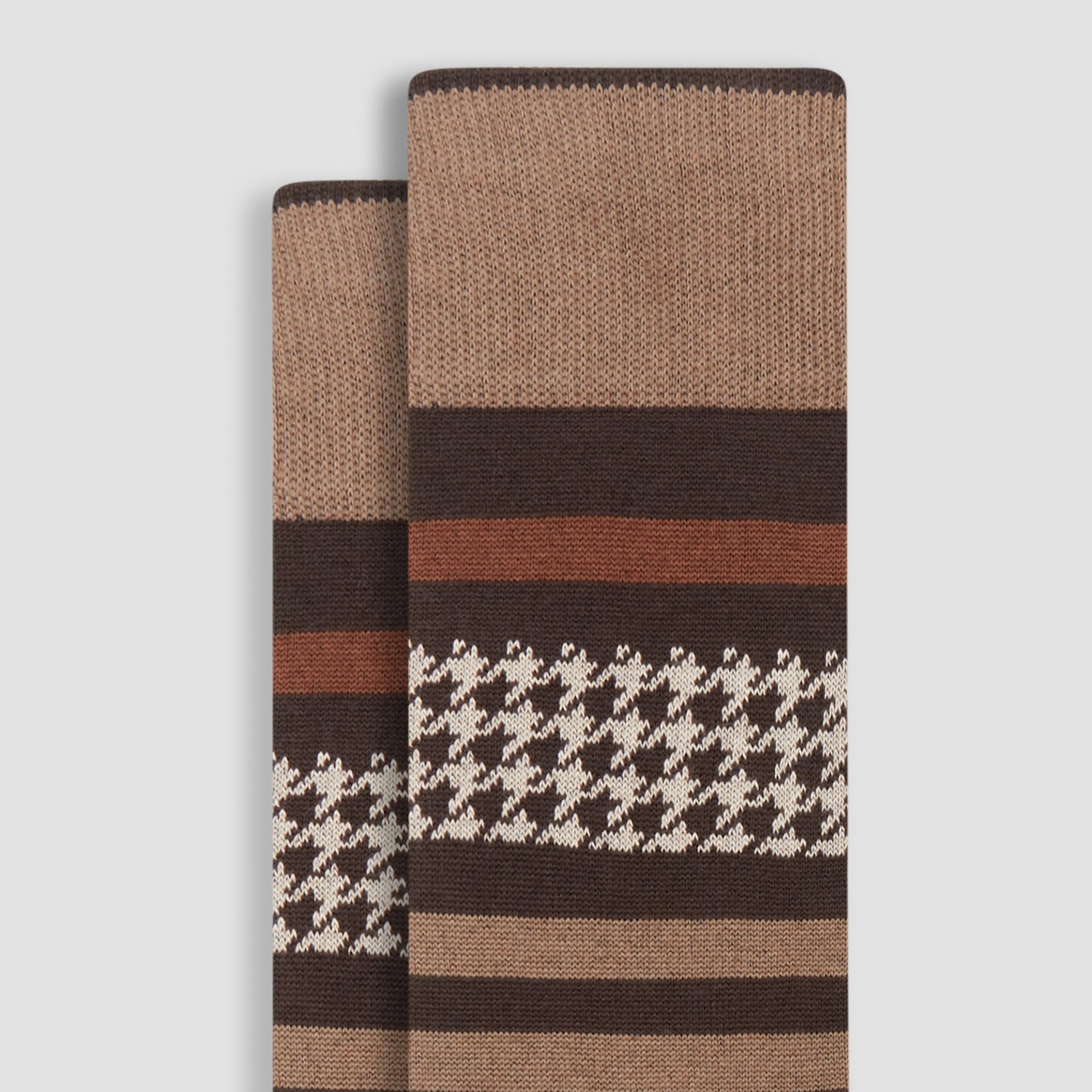 Hound's Tooth Mid-Calf Socks