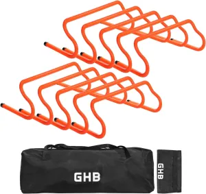 Hurdles, Agility Set Pack Carry Kids,Athletes,Soccer,Basketball Speed Sturdy 5/10 Hurdles Heavy-duty with Training Hurdles Detachable for Training Limited-time offer Bag Equipment Agility