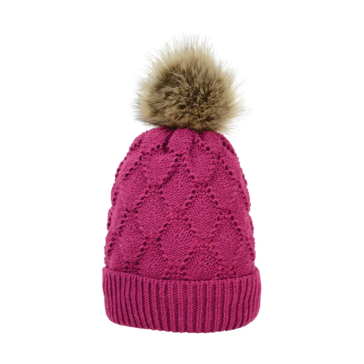 Hy Equestrian Saskatoon Knitted Bobble Hat