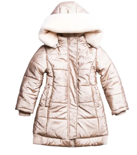 Imoga Zion Faux Fur Coat Gold
